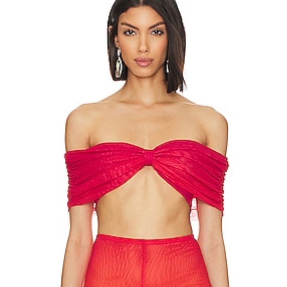 New Ronny Kobo Nadee Top in Ombre Fuchsia Multi Revolve XS